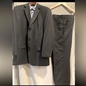 Hugo Boss American Made Rossellini Suit Navy Pinstripe